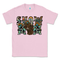Bubblegum Pink show mom highland cow Classic Tee - SublimationCraftShop