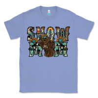 Colony Blue show mom highland cow Classic Tee - SublimationCraftShop