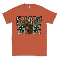 Copper show mom highland cow Classic Tee - SublimationCraftShop