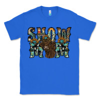 True Royal show mom highland cow Classic Tee - SublimationCraftShop