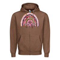 Chestnut cancer rainbow Zipper Hoodie - CowGirlArtShop