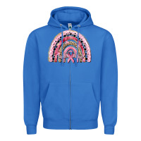 True Royal cancer rainbow Zipper Hoodie - CowGirlArtShop