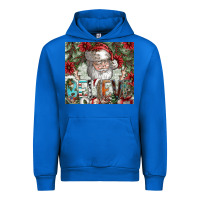 Cobalt Believe Urban Hoodie - CowhideDigitalArt