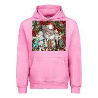 Fuchsia Pink Believe Urban Hoodie - CowhideDigitalArt