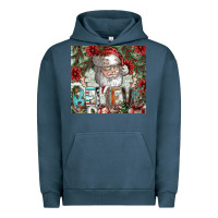 Pigment Midnight Navy Believe Urban Hoodie - CowhideDigitalArt