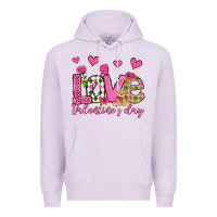 Lilac love valentine's day olivia Premium Hoodie - OliviaCreatesArt