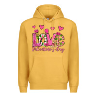 Mustard love valentine's day olivia Premium Hoodie - OliviaCreatesArt