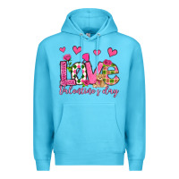 Ocean Blue love valentine's day olivia Premium Hoodie - OliviaCreatesArt