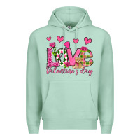 Seafoam love valentine's day olivia Premium Hoodie - OliviaCreatesArt
