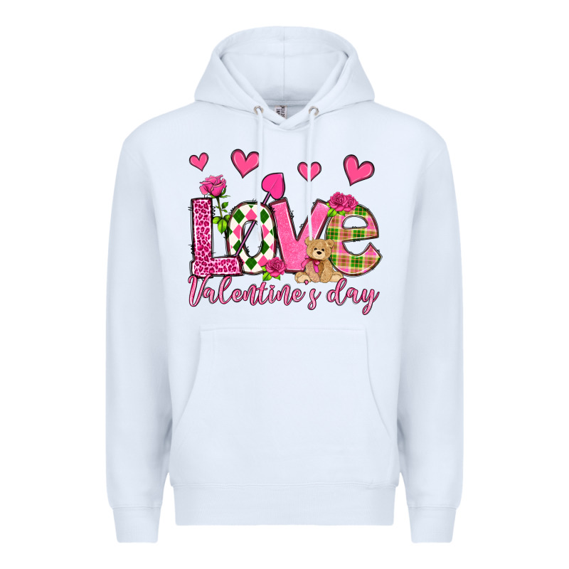 Love Valentine's Day Olivia Premium Hoodie by OliviaCreatesArt | Teevron