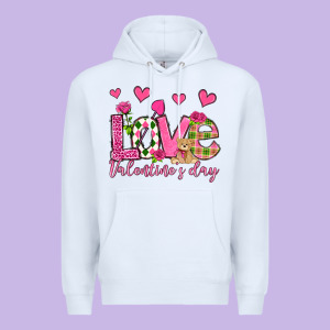 Love Valentine's Day Olivia Premium Hoodie Designed By Oliviacreatesart