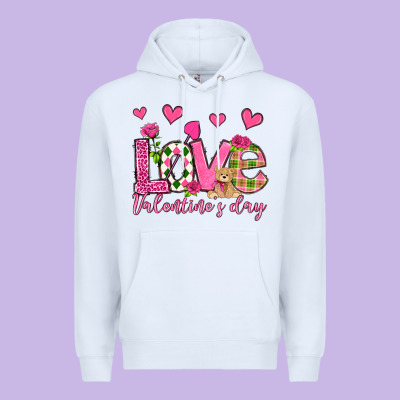 Love Valentine's Day Olivia Premium Hoodie Designed By Oliviacreatesart