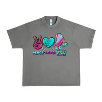 Tornado peace love roller skate Urban Heavy Tee - BundleAndBundleShop