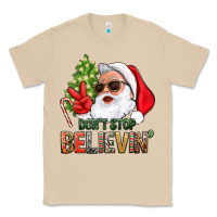Mushroom Don't Stop Believing Santa Classic Tee - BundleAndBundleShop
