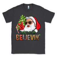 Smoke Don't Stop Believing Santa Classic Tee - BundleAndBundleShop