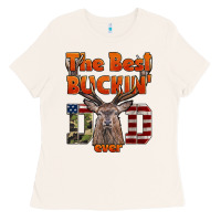 The Best Bucking Dad Ever Ladies Tee | Teevron