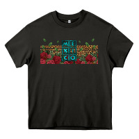Asphalt mexico with roses Heavy Core Tee - Jasminsmagicworld