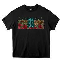 Black mexico with roses Heavy Core Tee - Jasminsmagicworld