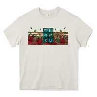 Cream mexico with roses Heavy Core Tee - Jasminsmagicworld