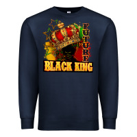 Navy Future black king Premium Sweatshirt - FaDigitalArtStudio