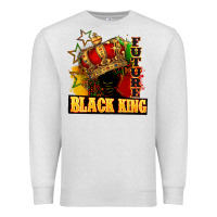 Oatmeal Heather Future black king Premium Sweatshirt - FaDigitalArtStudio