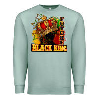 Seafoam Future black king Premium Sweatshirt - FaDigitalArtStudio