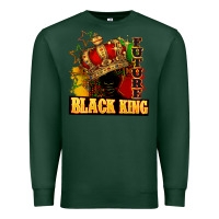 Sports Green Future black king Premium Sweatshirt - FaDigitalArtStudio