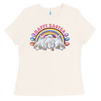 Bone Happy easter bunny tails Ladies Tee - RanaPortraitStore