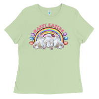 Matcha Happy easter bunny tails Ladies Tee - RanaPortraitStore