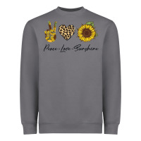 Storm Peace Love Sunshine Heavyweight Sweatshirt - Bettercallsaul