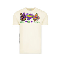 Vintage Arctic Peace Love Mardi Gras Vintage Tee - BundleAndBundleShop