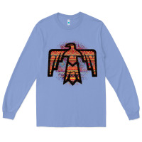 Colony Blue Red Aztec Thunderbird Long Sleeve Tee - Bettercallsaul