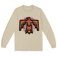 Mushroom Red Aztec Thunderbird Long Sleeve Tee - Bettercallsaul