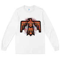 White Red Aztec Thunderbird Long Sleeve Tee - Bettercallsaul