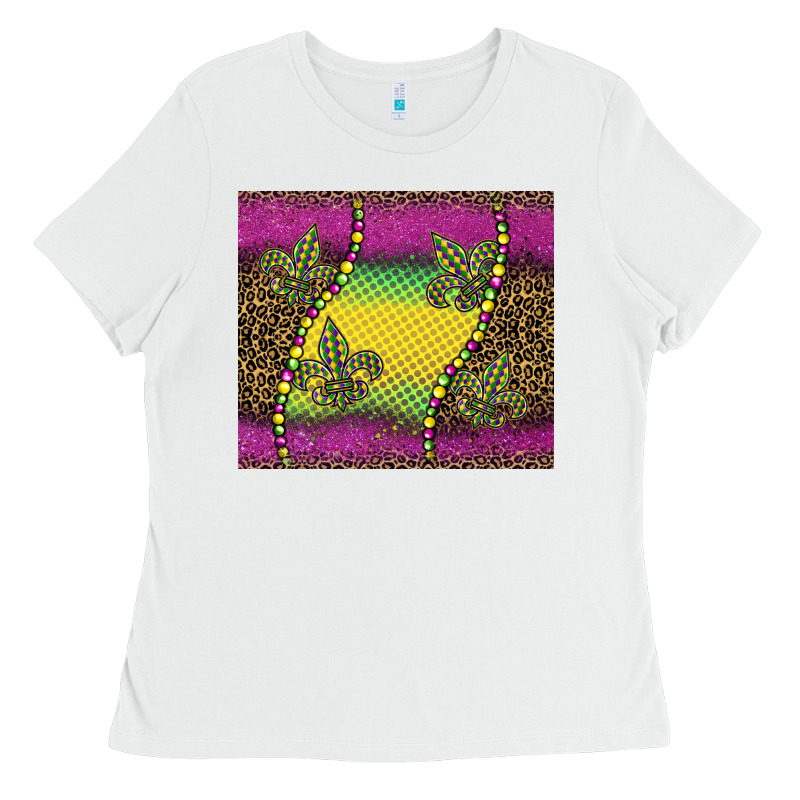 Mardi Gras  Leopard Pink Glitter Ladies Tee by BarkalooDesign | Teevron
