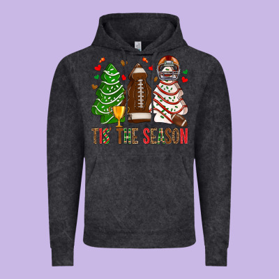 Tis' The Season American Football Christmas Cakes Bbs Vintage Hoodie Designed By Bundleandbundleshop