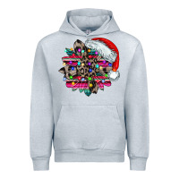 Heather Grey serape and leopard christmas Urban Hoodie - CowhideDigitalArt
