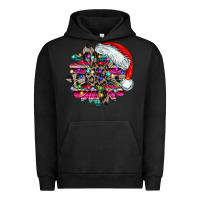 Pigment Black serape and leopard christmas Urban Hoodie - CowhideDigitalArt