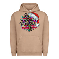 Pigment Burro serape and leopard christmas Urban Hoodie - CowhideDigitalArt