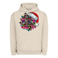 Pigment French Oak serape and leopard christmas Urban Hoodie - CowhideDigitalArt