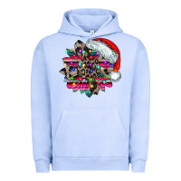 Pigment Grape Ice serape and leopard christmas Urban Hoodie - CowhideDigitalArt