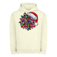 Pigment Pistachio serape and leopard christmas Urban Hoodie - CowhideDigitalArt