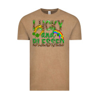 Vintage Coffee Lucky And Blessed St Patricks Vintage Tee - BundleAndBundleShop