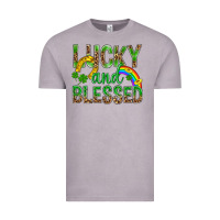 Vintage Zinc Lucky And Blessed St Patricks Vintage Tee - BundleAndBundleShop
