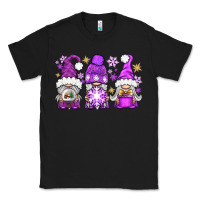 Black Purple Winter Gnomies Classic Tee - BundleAndBundleShop