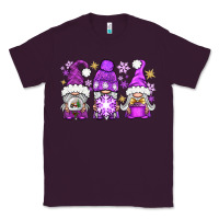 Plum Purple Winter Gnomies Classic Tee - BundleAndBundleShop