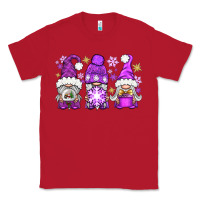 Red Purple Winter Gnomies Classic Tee - BundleAndBundleShop
