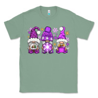 Sage Purple Winter Gnomies Classic Tee - BundleAndBundleShop