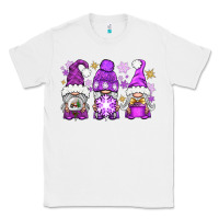 White Purple Winter Gnomies Classic Tee - BundleAndBundleShop