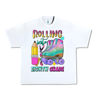White rolling into eighth grade Urban Heavy Tee - BundleAndBundleShop